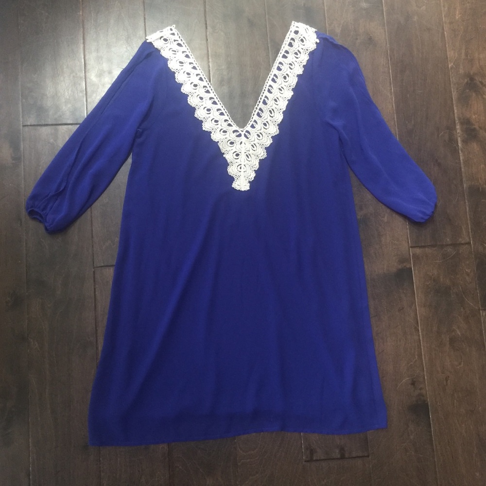 Royal Blue Swim Coverup/ Dress - Size Medium